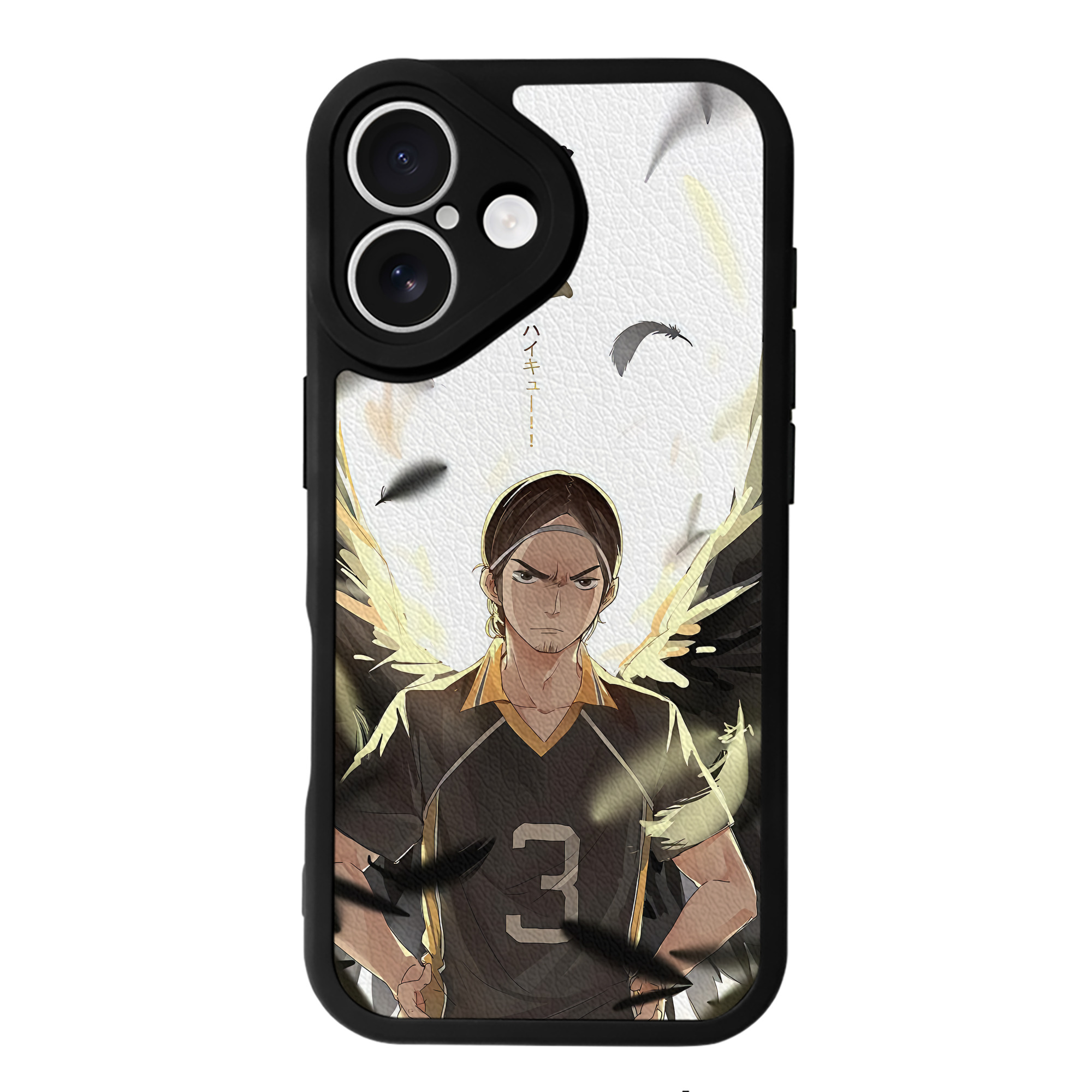 （画像用） ハイキュー!! Haikyu!! 【iPhone 16シリーズ対応】シリコンスマホケース（レザー調） 材質：シリコン